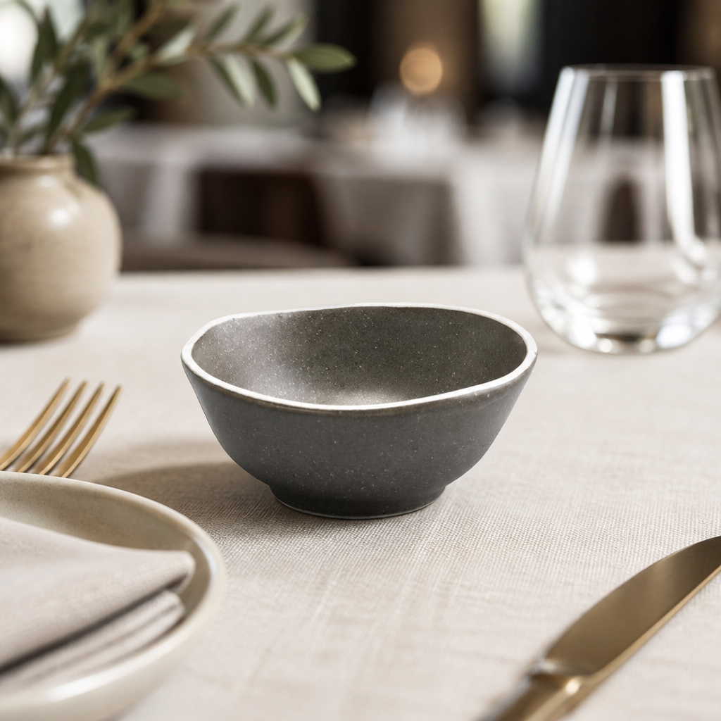 Commercial Charcoal Dipping Dishes 80mm - 12 Pack