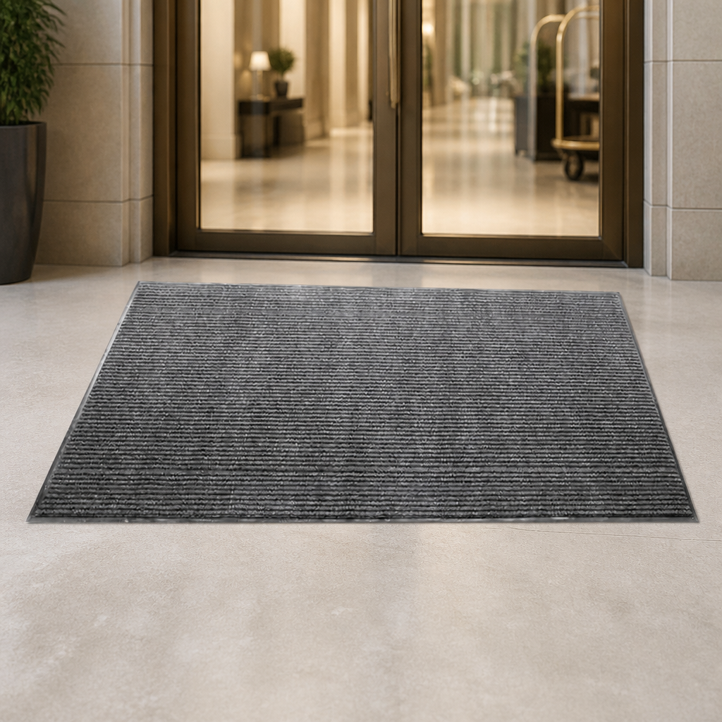 Commercial Entrance Mat 1500 x 900mm Anti-Slip Steel Colour