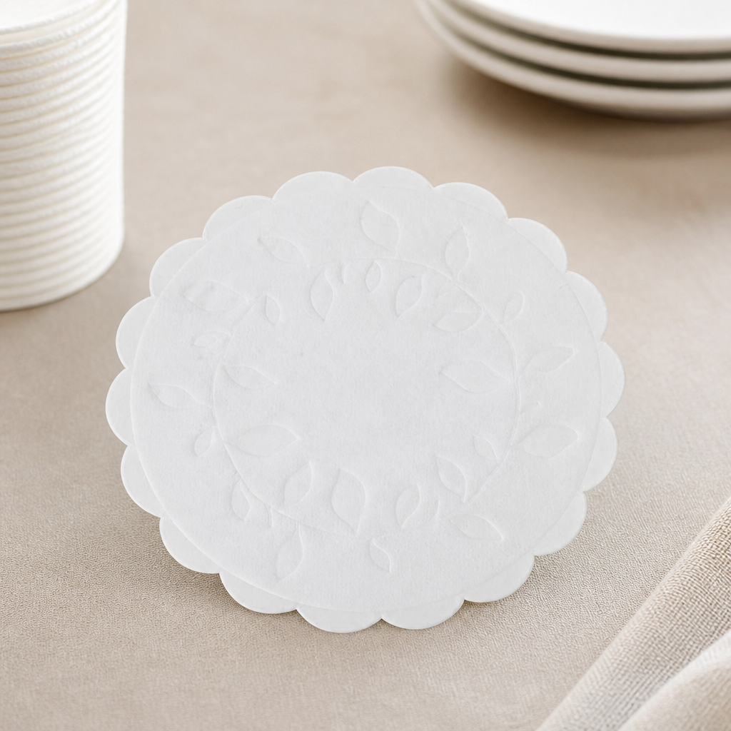 Disposable Coasters 8-Ply Tissue 90mm 1000 Pack Commercial