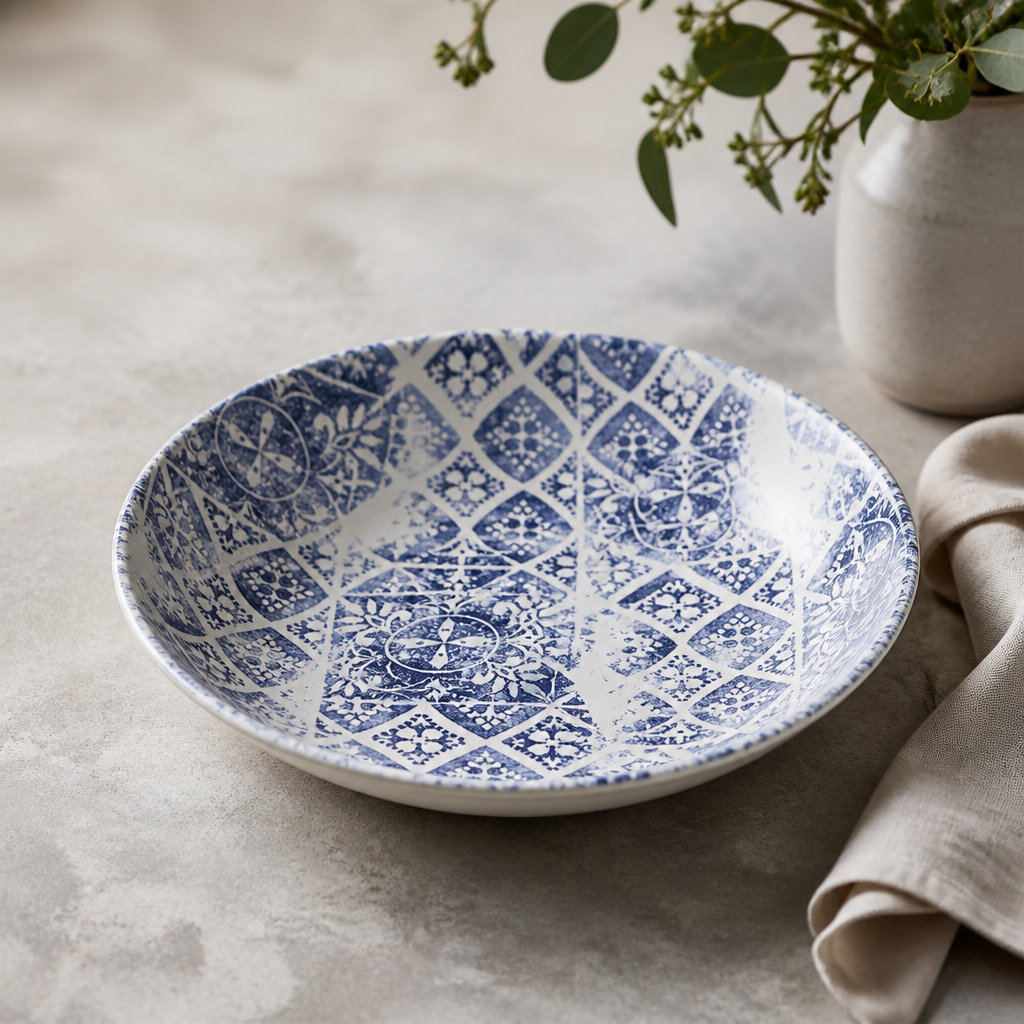 Commercial Porto Blue Coupe Bowls 200mm - 12 Pack