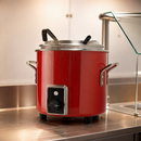 Commercial Soup Kettle 8.6kg Capacity Red Heat and Hold Warmer