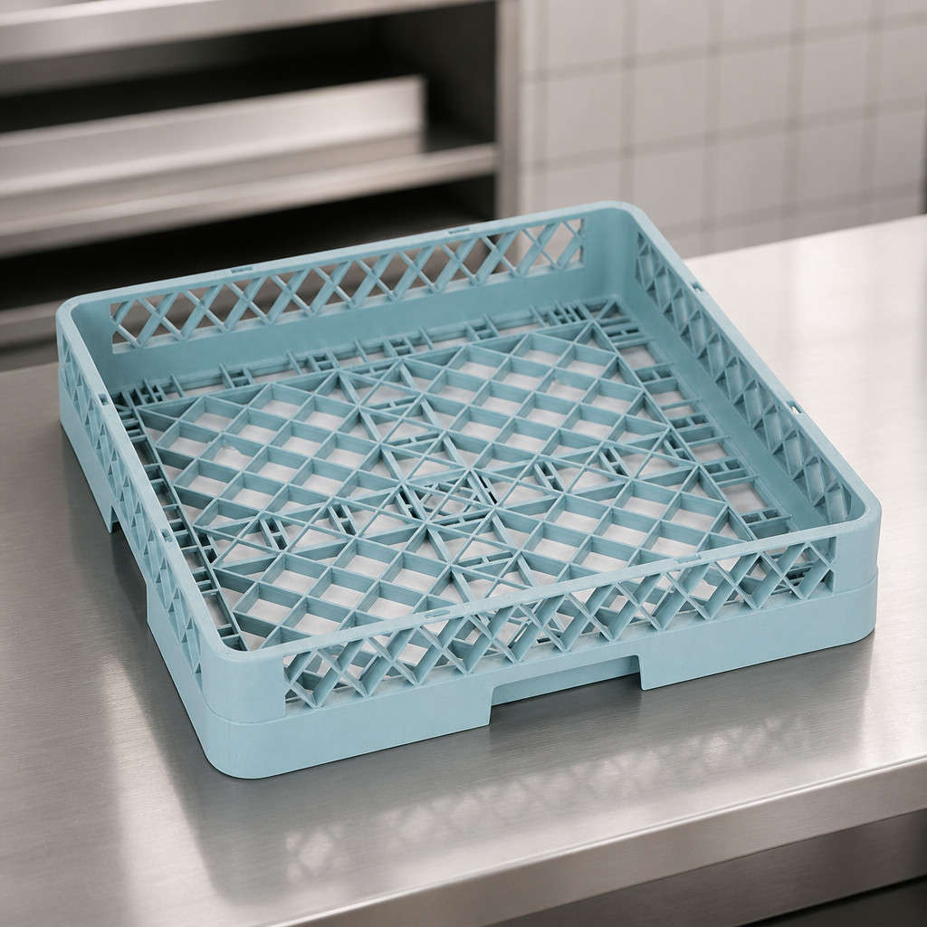 Commercial Open Cup Dishwasher Rack for efficient washing