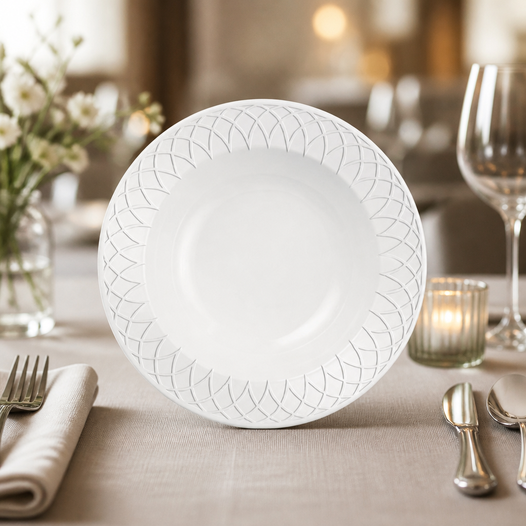 Commercial 240mm fine china bowls 12 pack