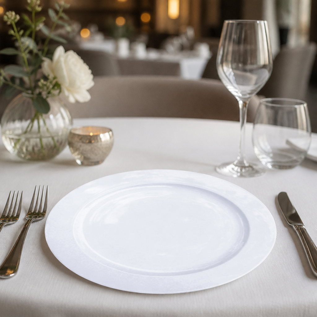 Commercial Porcelain Plates 275mm 12 Pack