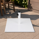 18kg Flat Metal Parasol Base for Commercial Use 620mm Width