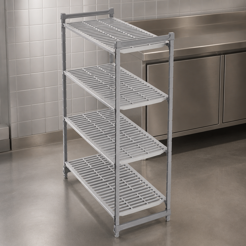 Commercial 4 Tier Shelving Unit 1830 x 1530 x 460mm