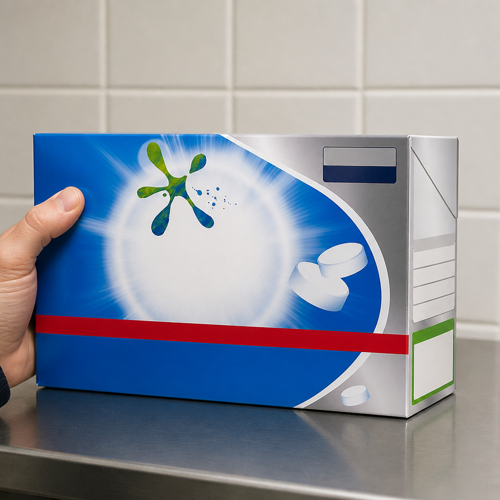 Non-Biological Laundry Detergent Tablets 56 Count for commercial use