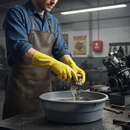 Premium Heavy Duty Rubber Gloves with Long Cuff for Enhanced Protection and Comfort - High Water Resistance and Fantastic Grip