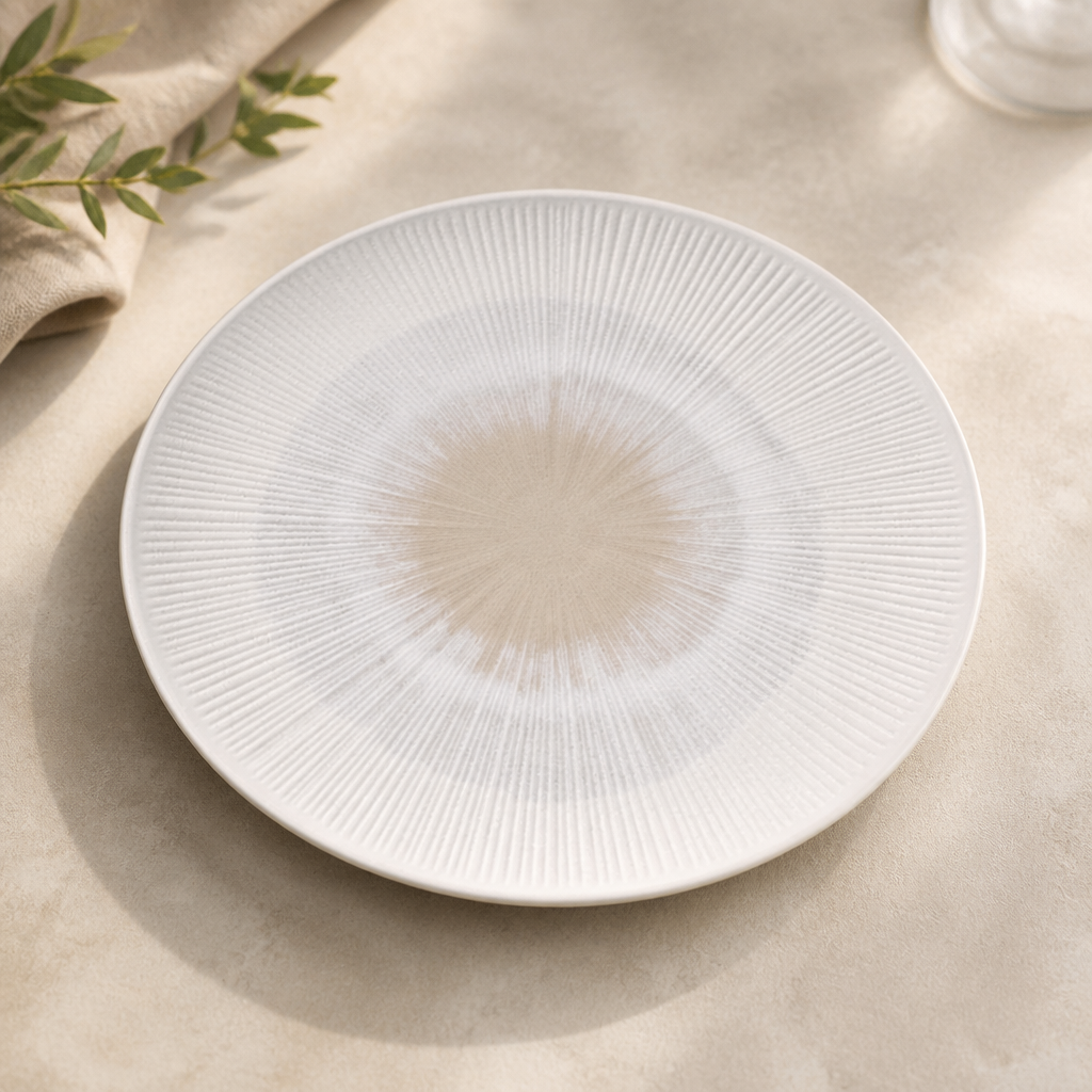 Commercial Pizza Plate 420mm Lightweight Melamine Dishwasher Safe