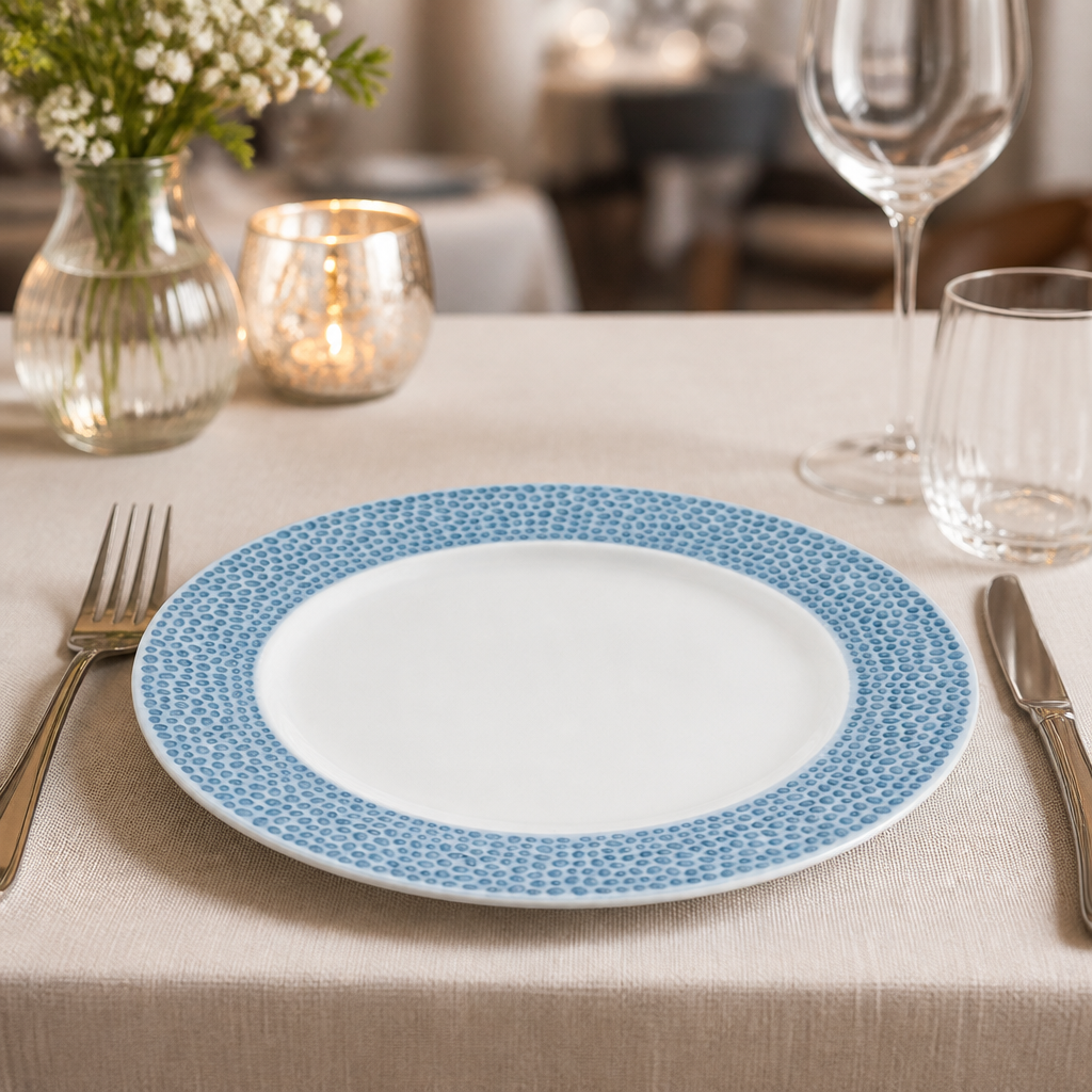 Commercial Isla Plates Ocean Blue 210mm Pack of 12
