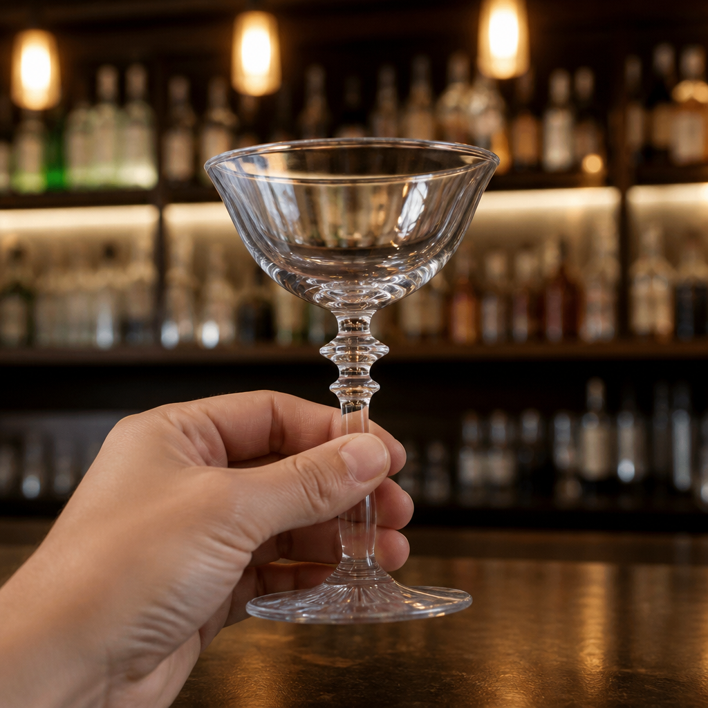 Set of 6 Miniature Coupe Glasses 140ml for cocktails