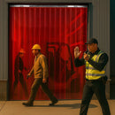 Redwood Hook-On PVC Strip Curtains – Transparent, 200mm x 2mm Linear Metre