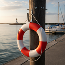 Premium Metal Mounting Hook for Lifebuoy - Heavy Duty and Durable Design - High-Quality Professional Grade for Industrial and Commercial Applications