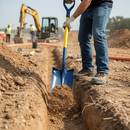 Premium Heavy Duty Trenching Shovel with Unbreakable Handle, 28mm Diameter Pultruded Resin Bonded Glass Fibres