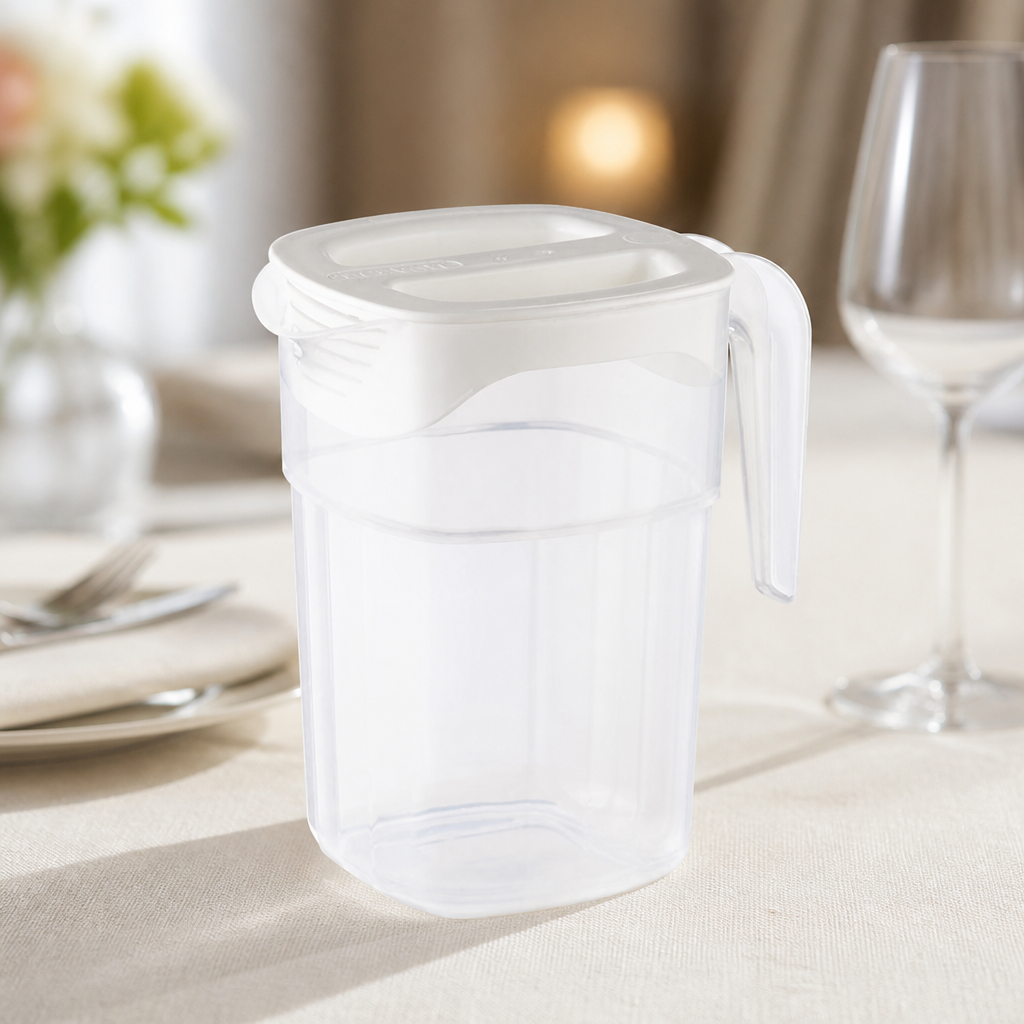 Commercial Translucent Polypropylene Jug 1.4L 47oz