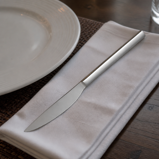 Commercial Steak Knives Set of 12 - Premium Stainless Steel