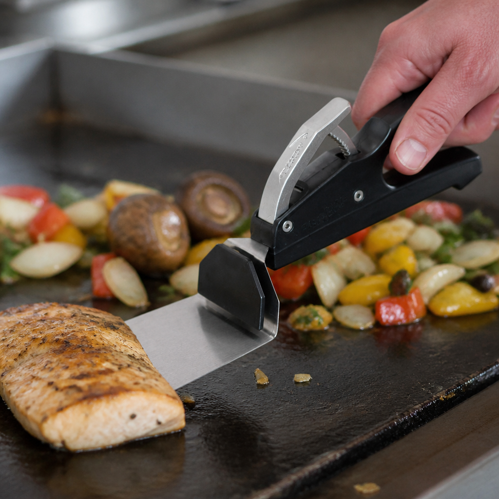 Large Stainless Steel Service Turner for commercial catering