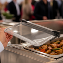 Commercial Buffet Lid 1/1GN Soft Close Polycarbonate Cover
