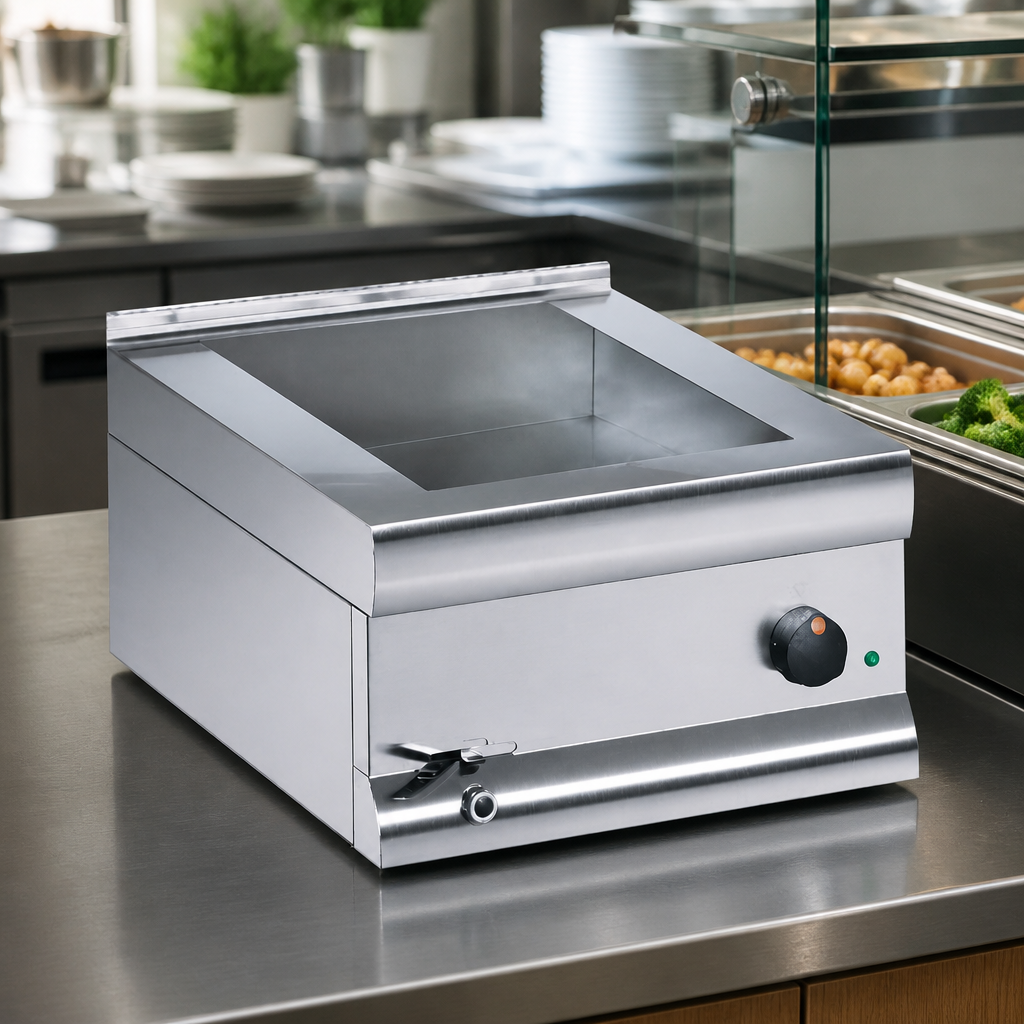 Commercial Bain Marie Base Unit for 3 x 1/3 GN Containers