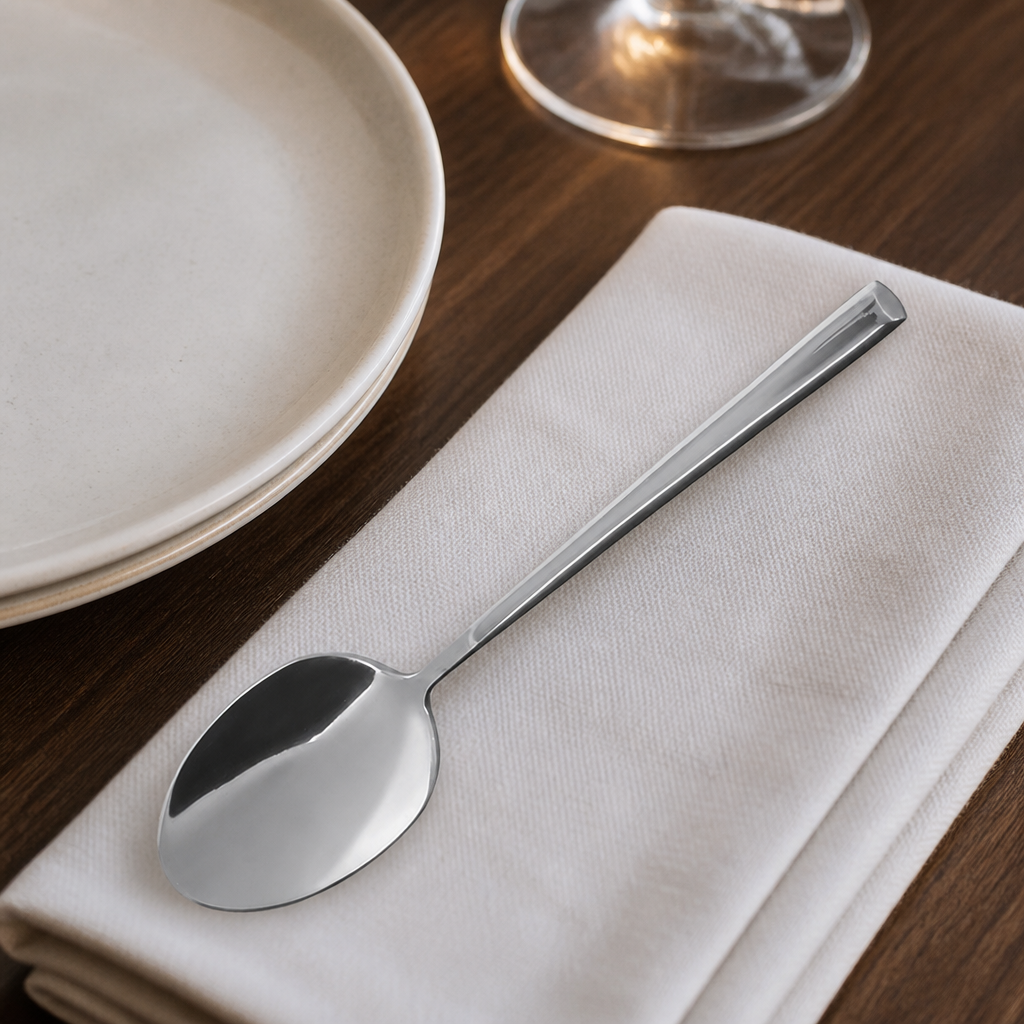 Commercial Dessert Spoons 12 Pack 192mm Stainless Steel
