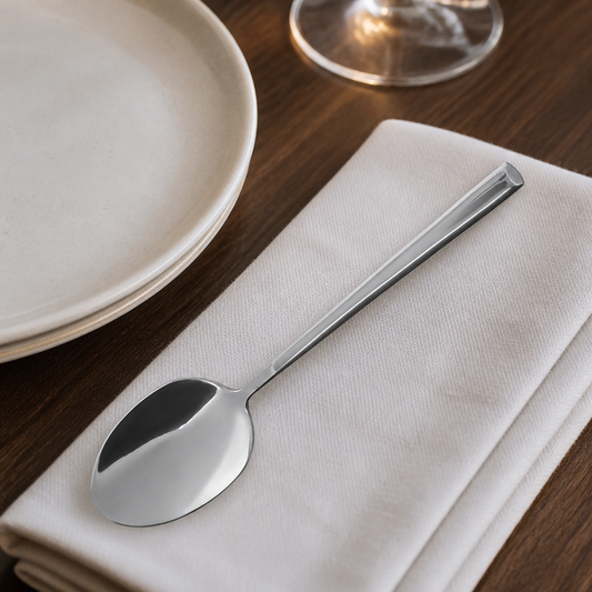 Commercial Dessert Spoons 12 Pack 192mm Stainless Steel