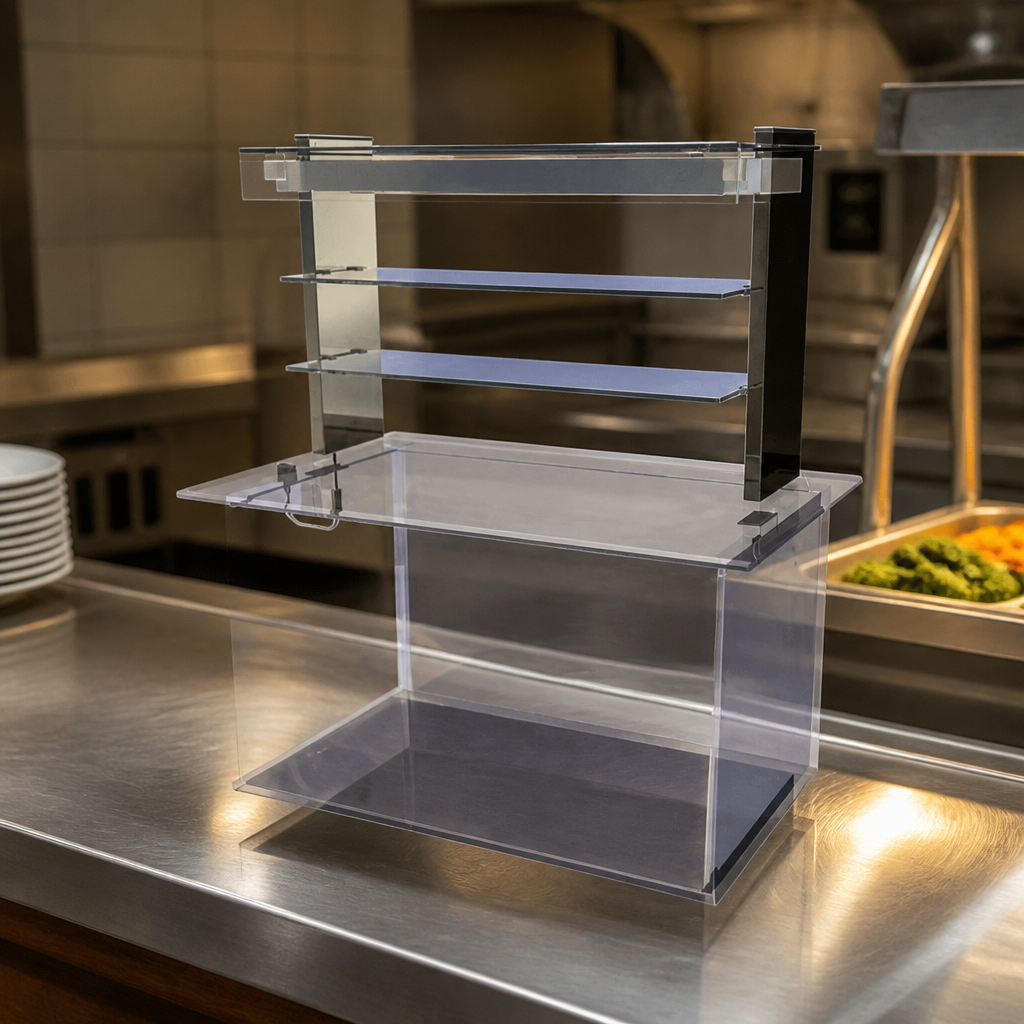 Commercial Drop In Ambient Multi Level Display 3x 1/1 GN