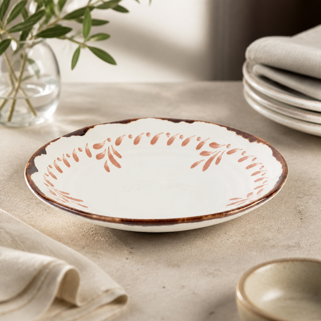 Commercial Terracotta Coupe Bowls 250mm - 12 Pack