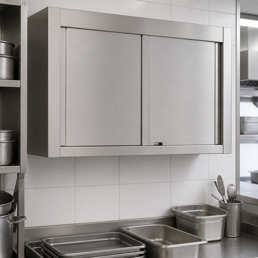 Commercial Stainless Steel Wall Cupboard 650x1200mm