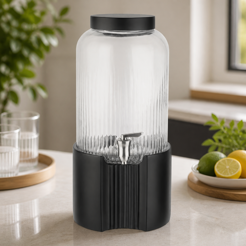 Commercial 7L Beverage Dispenser with Stainless Steel Tap