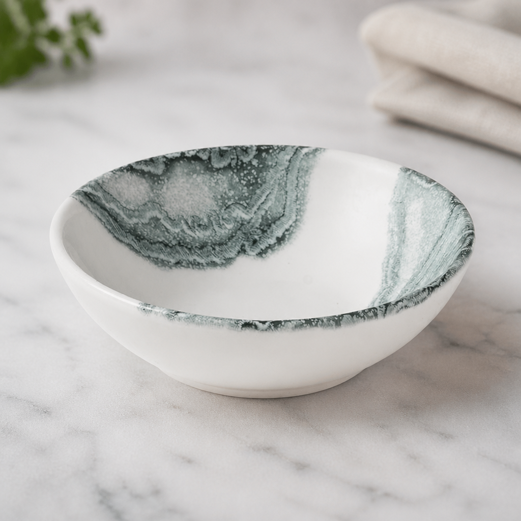 Commercial Shallow Bowls Black 116mm 0.2 Ltr 12 Pack