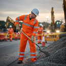 Premium High-Visibility Orange Zip Front Boilersuit - EN471 Class 3 Polycotton Construction for Enhanced Safety