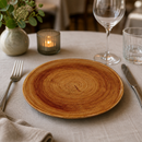 Commercial Round Plates 264mm Vintage Copper 12 Pack