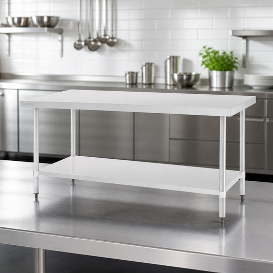 1800mm Stainless Steel Commercial Prep Table Workbench