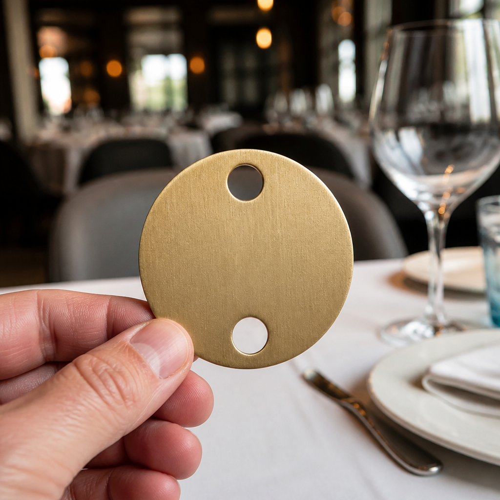Commercial Table Number Holders Set 11-15 Stainless Steel