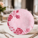 Commercial Porcelain Coupe Plates Pink 150mm Pack of 12