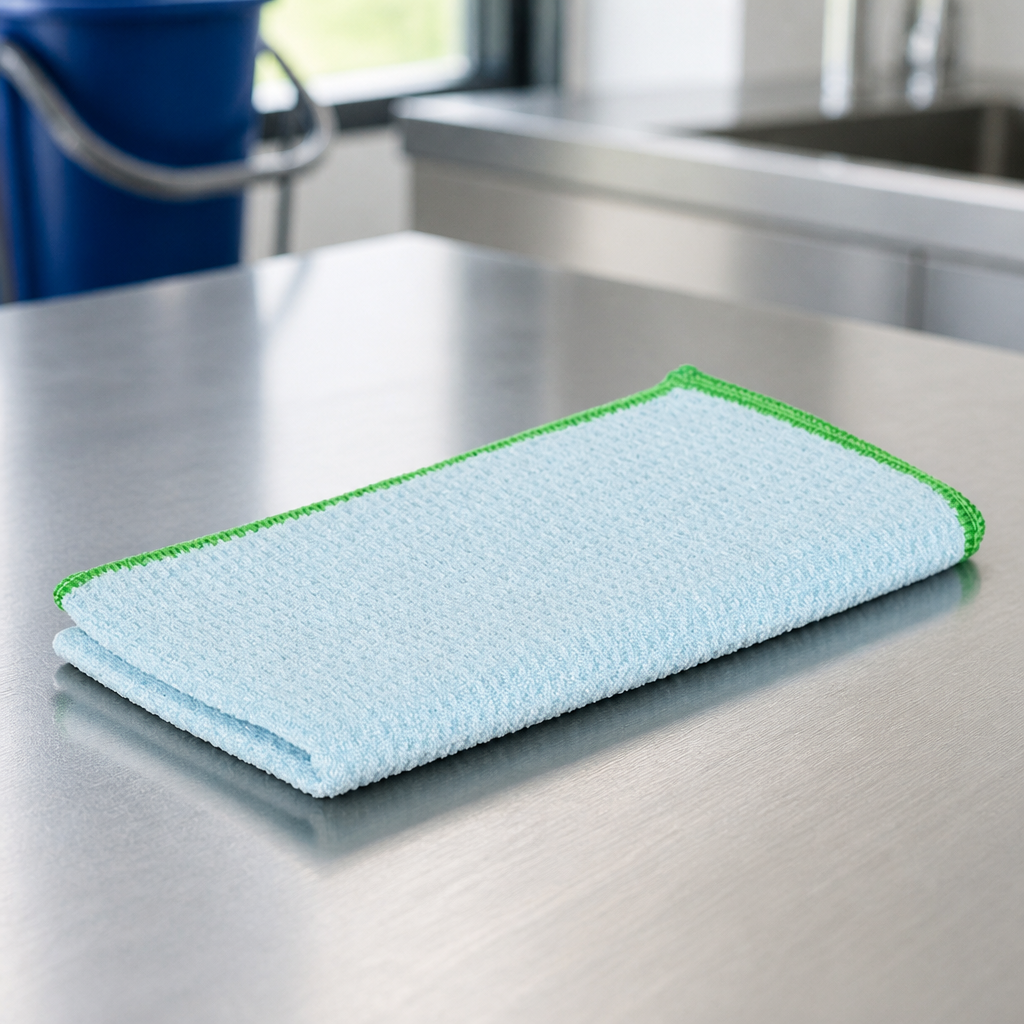 Heavy Duty Microfibre Cloth 400x400mm for Commercial Cleaning