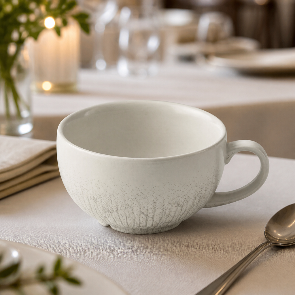 Delta Grey Commercial Cappuccino Cups 226ml 8oz