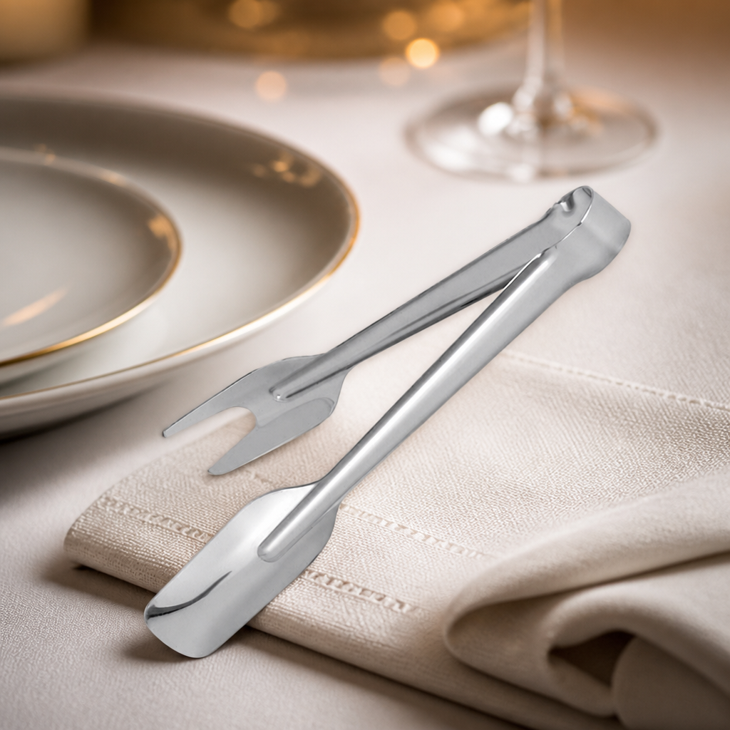 240mm commercial serving tongs pack of 10 stainless steel