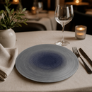 Commercial Stonecast Aqueous Grey Coupe Plates 10.25" 12 Pack