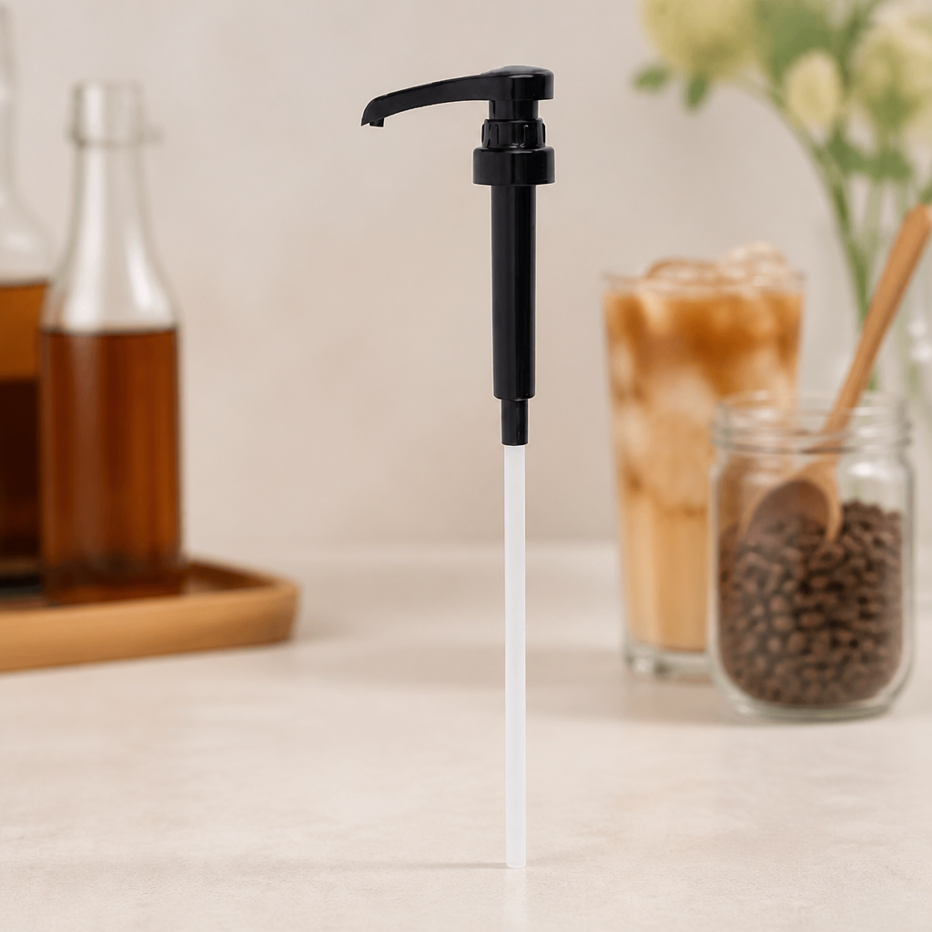 5ml Commercial Syrup Pump for 1-Litre Bottles and Containers