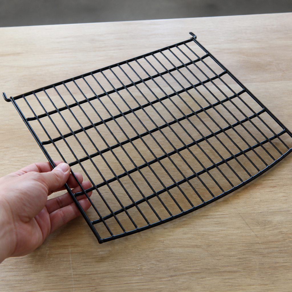 Commercial Display Fridge Shelf 430 x 390mm Black Steel