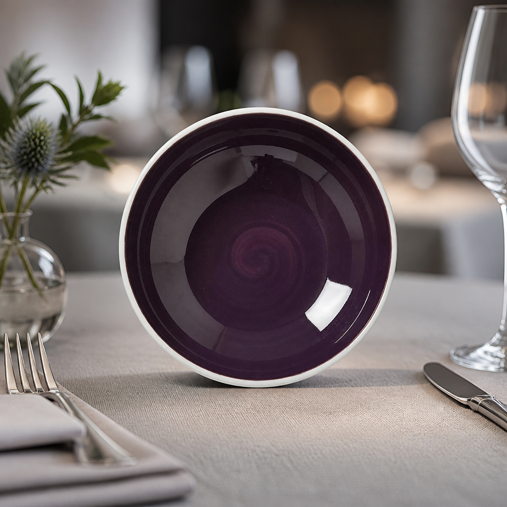 Commercial 175mm damson bowls in a 12 pack