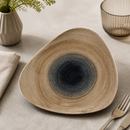 Commercial Triangular Plates 265mm Aqueous Stonecast 12 Pack