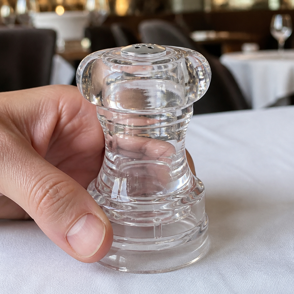 Commercial Acrylic Salt Shaker 95mm for table settings
