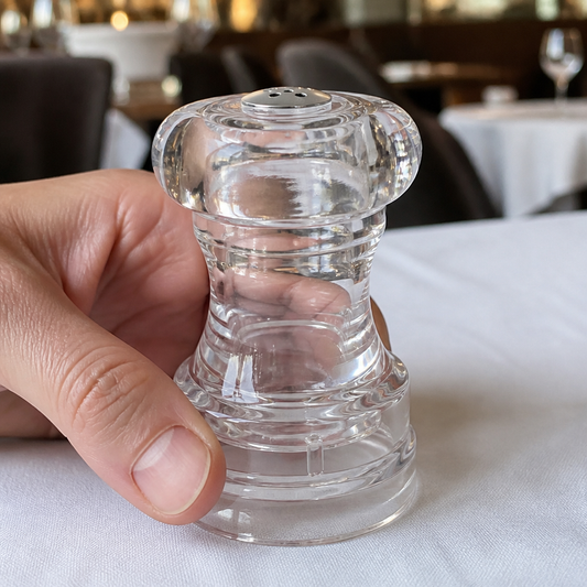Commercial Acrylic Salt Shaker 95mm for table settings