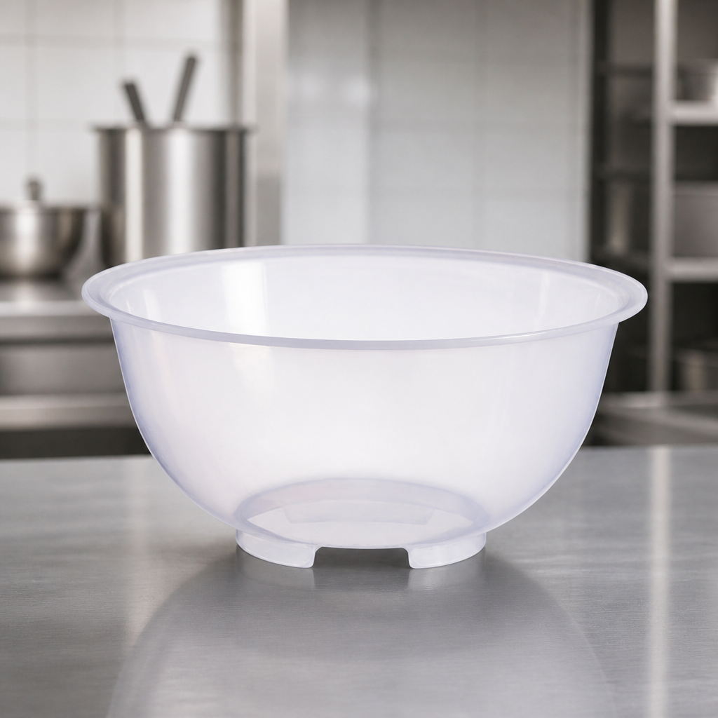 Commercial Mixing Bowl 4.5L Polypropylene Durable Dishwasher Safe