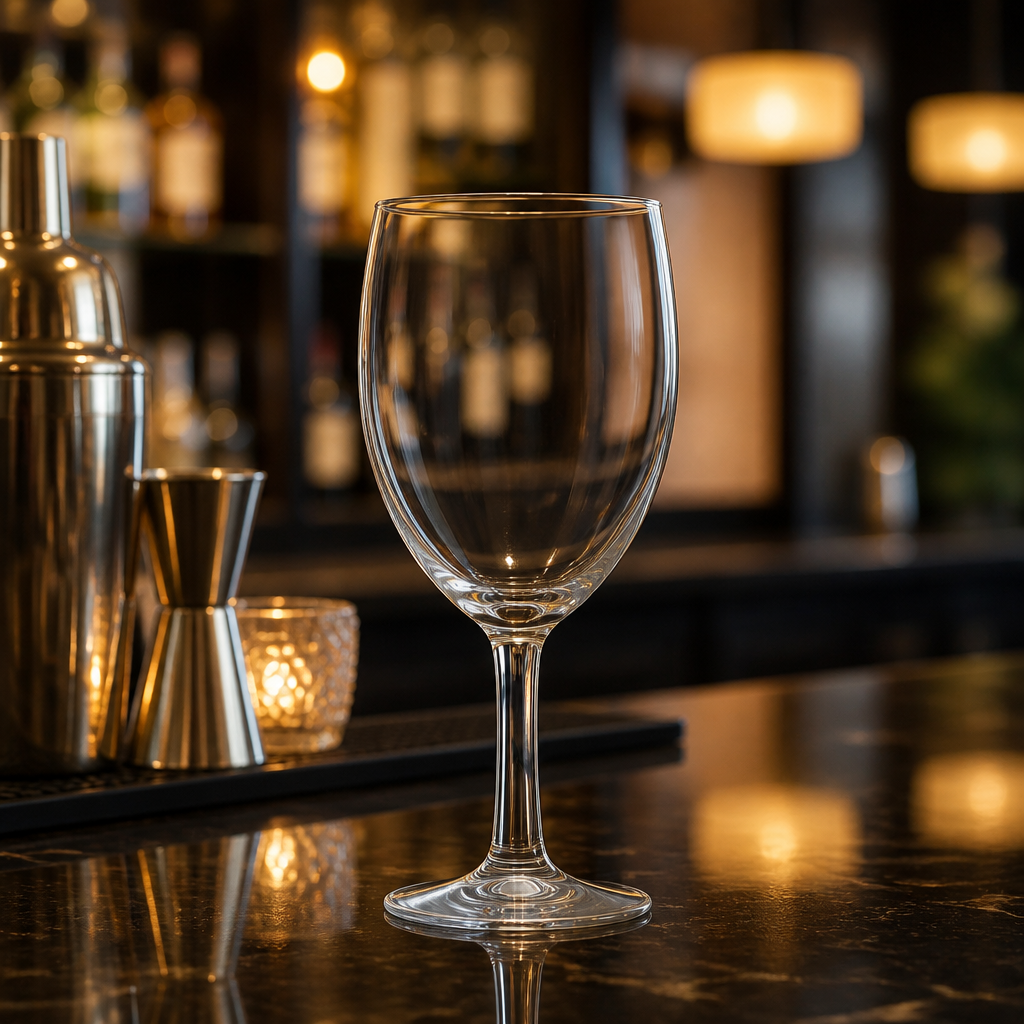 200ml Commercial Wine Goblets - Clear Glass - 48 Pack