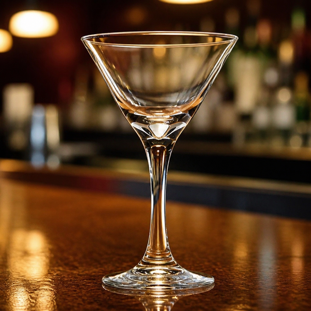 12 pack of durable 210ml martini glasses