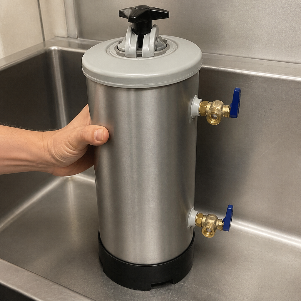 12L Commercial Manual Water Softener for warewashing systems