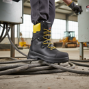 Premium Non-Metallic Electrical Hazard Work Boot - Safety Compliance with EN ISO and ASTM Standards, Sizes 5-14
